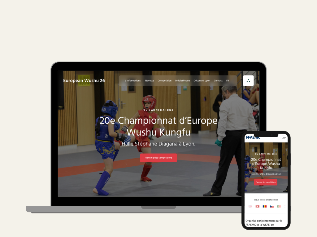 European competition wushu creation de site internet